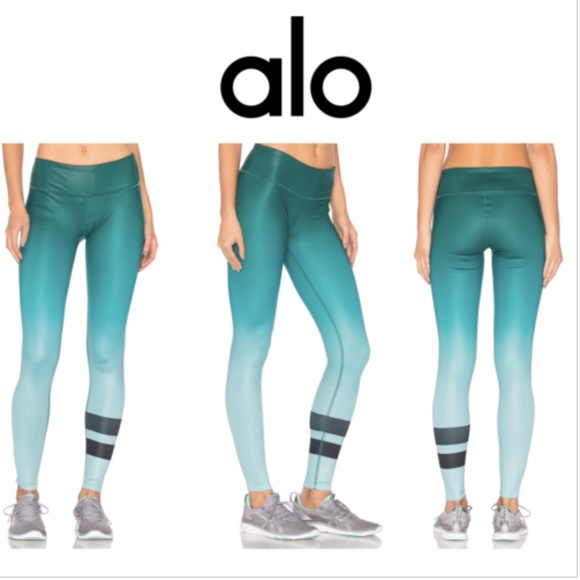 ALO Yoga Pants - ALO YOGA Gradient Airbrush Leggings XS